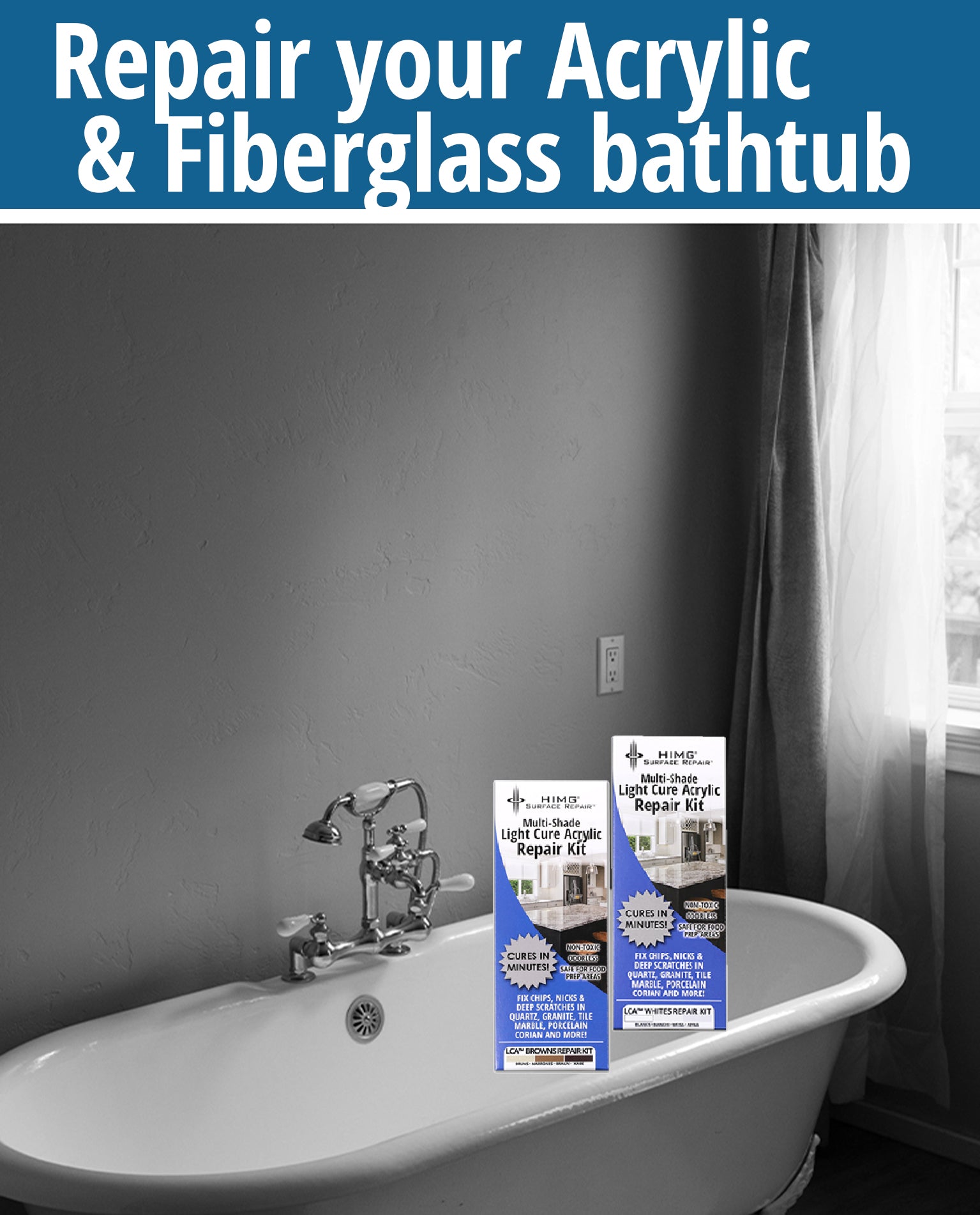 DIY Fiberglass Tub and Shower Repair Kit - AMAZING RESULTS! 