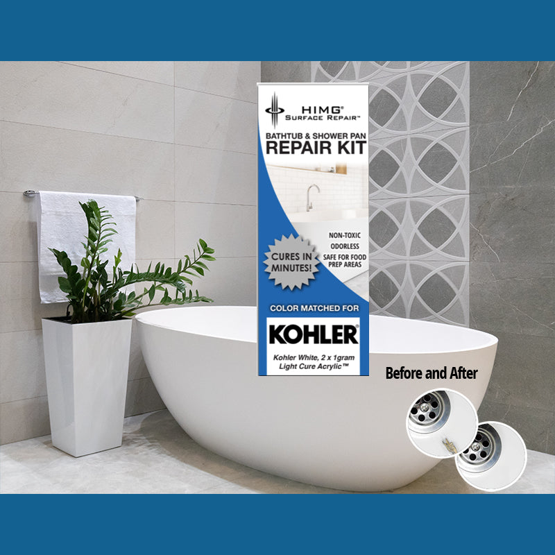 Bathtub and Shower Pan Repair Kit – HIMG® Surface Repair